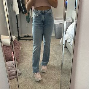 zara flare jeans